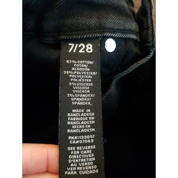 Kendall & Kylie Womens Shorts The Drifter High Rise Denim Jeans Size 7 Size 28 - Picture 11 of 16